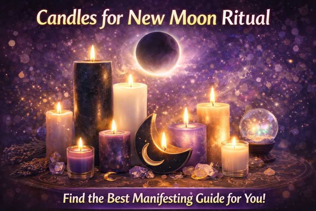 Candles for new moon Ritual