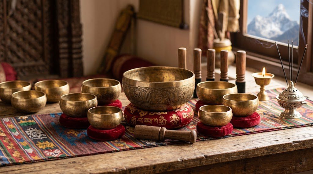 Tibetan Singing Bowl Set