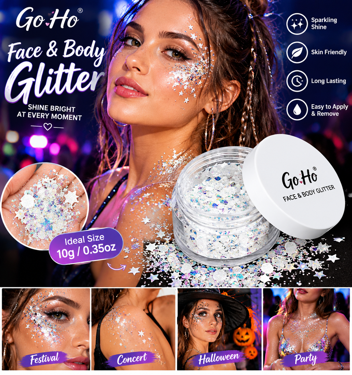 Holographic Halloween accessories
