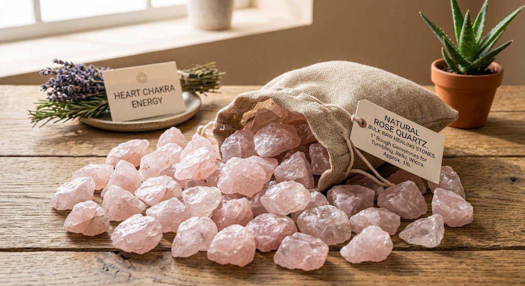Erliway rose quartz
